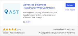 shipment tracking plugin 